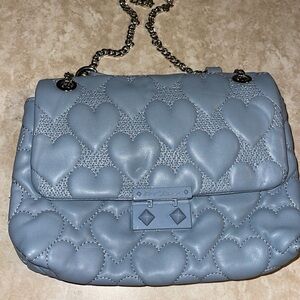 Brand new never used Betsy Johnson blue Crossbody bag